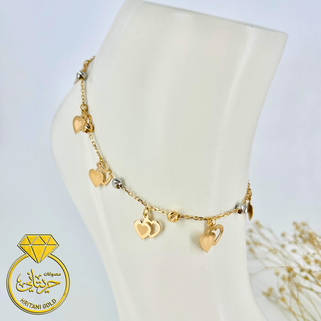 001 Gold anklet
