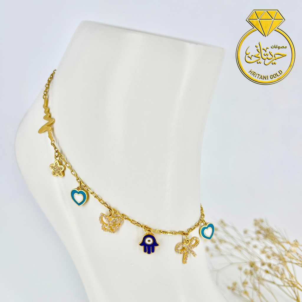 007 Gold anklet